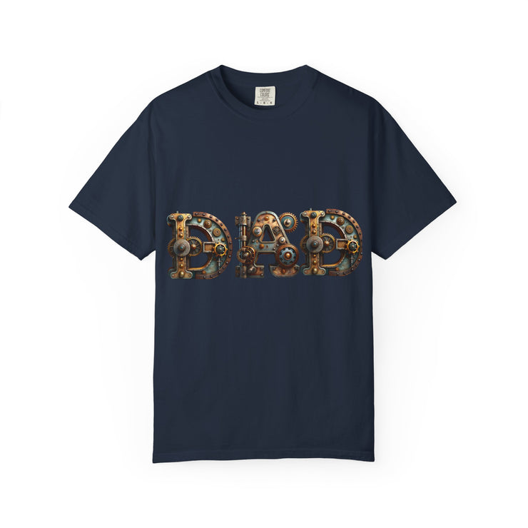 Dad Themed Garment-Dyed T-Shirt, Unique Gift for Father's Day, Casual Wear, Perfect for Dads, Everyday Comfort Tee