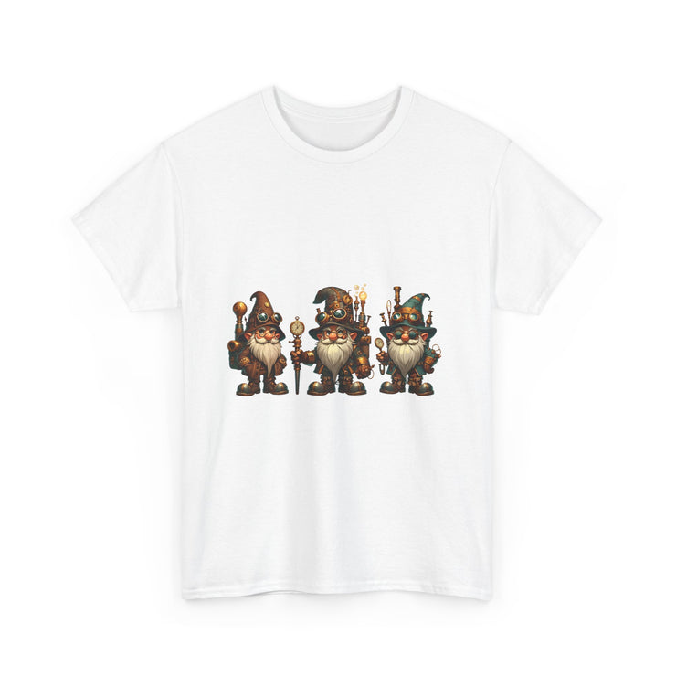 Unisex Heavy Cotton Tee, Funny T-Shirt, Cute Gift, Casual Wear, Gnome Lovers, Birthday Gift, Nature Enthusiast