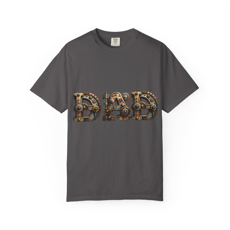 Dad Themed Garment-Dyed T-Shirt, Unique Gift for Father's Day, Casual Wear, Perfect for Dads, Everyday Comfort Tee