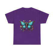 Butterfly Graphic Tee, Vintage-Inspired Shirt, Nature Lover's Gift, Spring Fashion, Eco-Friendly Unisex Tee
