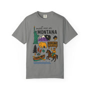 Cool Montana Graphic T-Shirt, Perfect for Travelers, Adventure Lovers, USA States Design