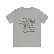 Faith-Inspired Unisex Short Sleeve Tee, Inspirational Shirt, Christian Apparel, Religious Gifts, Scripture T-Shirt