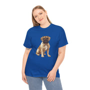 Cute Dog Lover Tee, Unisex Heavy Cotton Tee, Pet Owner Gift, Casual Dog Shirt, Dog-Themed Apparel, Everyday Wear