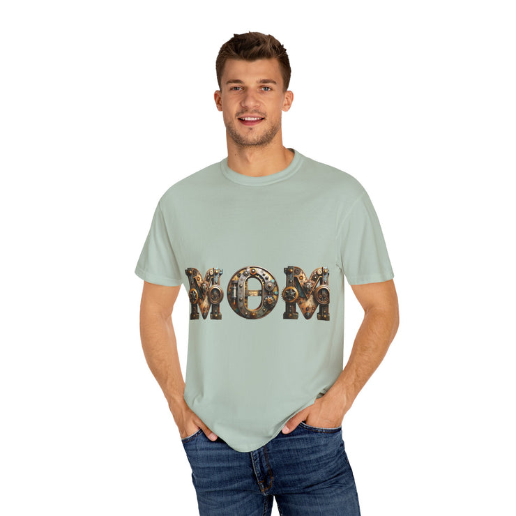 Mom Themed Unisex Garment-Dyed T-Shirt, Perfect for Mother's Day, Casual Wear, Gift for Moms, Family Gatherings, Everyday Comfort