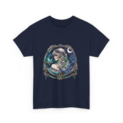Mystical Moon Goddess Tee - Unisex Heavy Cotton Tee, Celestial Shirt, Boho Fashion, Witchy Clothing, Gift for Her