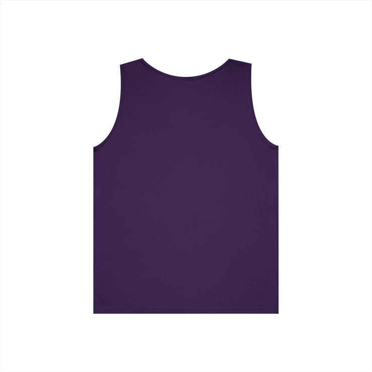 Dog Lover's Unisex Heavy Cotton Tank Top - Cute Pet Art, Custom Gift for Dog Owners, Summer Casual Wear, Animal Lover Apparel