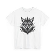 Wolf Head Graphic Unisex Heavy Cotton Tee, Cool Graphic Tee, Animal Lover Gift, Casual Summer Wear, Adventure T-Shirt