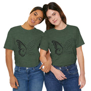 Inspirational Quote Tee, Motivational Shirt, Unisex Graphic T-Shirt, Gift for Her,Butterfly Love
