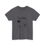 Friendship Unisex Heavy Cotton Tee - Perfect Gift for Friends, Casual Wear, Celebration Tees, Summer Fashion, Unique Friendship Gift