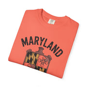 Maryland Pride Unisex Garment-Dyed T-shirt, Vintage Maryland Shirt, Maryland State Pride Tee, Gift for Marylanders, USA States Design