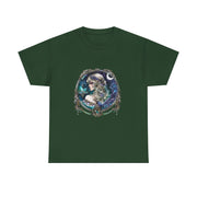 Mystical Moon Goddess Tee - Unisex Heavy Cotton Tee, Celestial Shirt, Boho Fashion, Witchy Clothing, Gift for Her