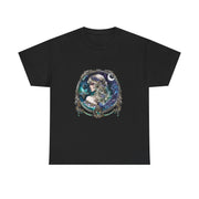 Mystical Moon Goddess Tee - Unisex Heavy Cotton Tee, Celestial Shirt, Boho Fashion, Witchy Clothing, Gift for Her