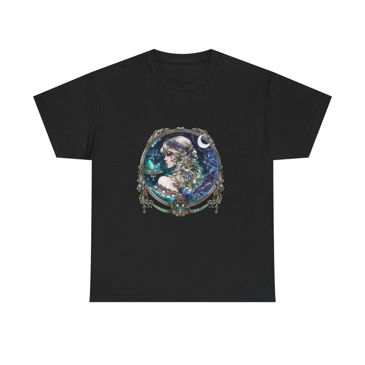 Mystical Moon Goddess Tee - Unisex Heavy Cotton Tee, Celestial Shirt, Boho Fashion, Witchy Clothing, Gift for Her