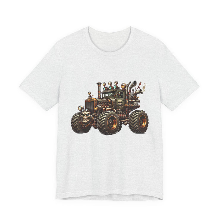 Rustic Tractor Graphic Tee, Farm Life Apparel, Unisex Jersey Tee, Country Style Shirt, Gift for Farmers, Car Design