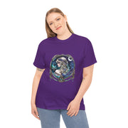 Mystical Moon Goddess Tee - Unisex Heavy Cotton Tee, Celestial Shirt, Boho Fashion, Witchy Clothing, Gift for Her