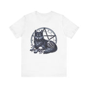 Gothic Wolf Tee | Unisex Graphic Shirt, Casual Outfit, Halloween Gift, Spooky Style, Animal Lover Apparel
