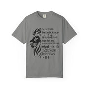 Faith-Inspired Unisex T-Shirt, Inspirational Quote Tee, Confidence T-Shirt, Biblical Verse Apparel, Casual Faith Clothing, Motivational Design Christain Design,