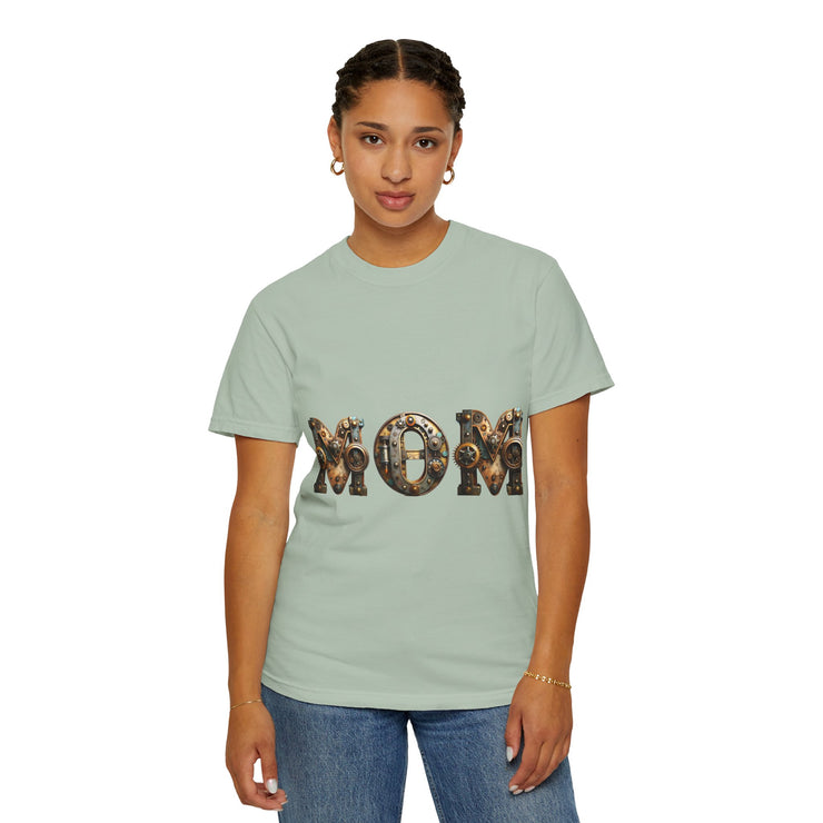 Mom Themed Unisex Garment-Dyed T-Shirt, Perfect for Mother's Day, Casual Wear, Gift for Moms, Family Gatherings, Everyday Comfort