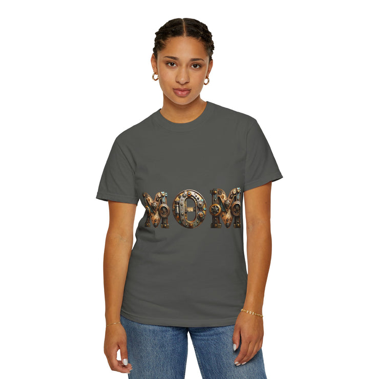 Mom Themed Unisex Garment-Dyed T-Shirt, Perfect for Mother's Day, Casual Wear, Gift for Moms, Family Gatherings, Everyday Comfort