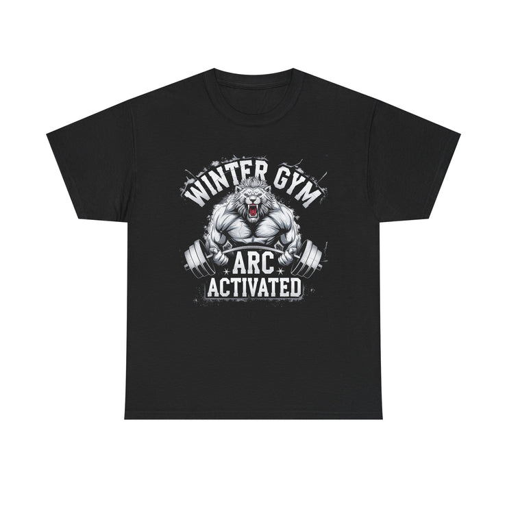 Winter Gym Arc Activated T-Shirt | Unisex Heavy Cotton Tee for Fitness Enthusiasts, Casual Wear, Weightlifting Gift, Workout Apparel, [...]