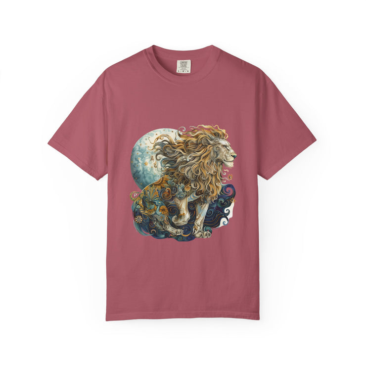 Celestial Lion T-Shirt - Unisex Graphic Tee for Astrology Lovers, Gifts for Her, Gifts for Him, Birthday, Mythical Creatures, Everyday [...]