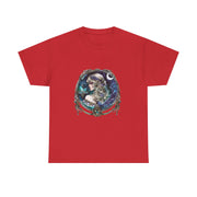 Mystical Moon Goddess Tee - Unisex Heavy Cotton Tee, Celestial Shirt, Boho Fashion, Witchy Clothing, Gift for Her