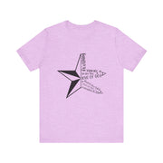 Inspirational Star Graphic Tee | Motivational Unisex Jersey Shirt, Casual Wear, Gift for Friends, Christian Design