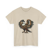 Eagle Graphic Tee, Unisex Heavy Cotton Shirt, Animal Lover Gift, Nature T-Shirt, Wildlife Apparel, Casual Daily Wear