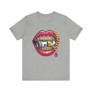 Glamorous Money Lips Tee, Trendy Graphic Shirt, Fashion Statement Tee, Gift for Her, Casual Streetwear