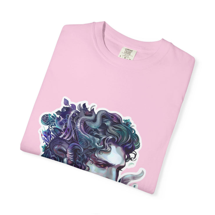 Mythical Sea Creature Tees, Artistic T-shirt, Bohemian Fashion, Unisex Shirt, Gift for Art Lovers, Ocean-Inspired Wear