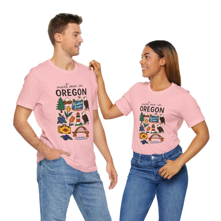 Oregon State Pride Tee, Explore Oregon T-Shirt, Travel Souvenir Shirt, USA States Design