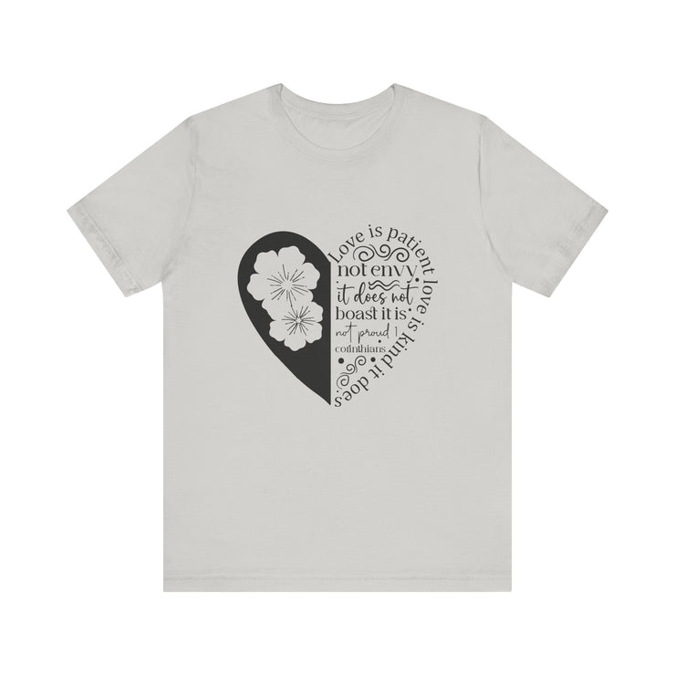 Heartfelt Love Quote Tee, Inspirational Unisex Shirt, Gifts for Her, Casual Outfit, Valentine/Anniversary Gift, Motivational Apparel