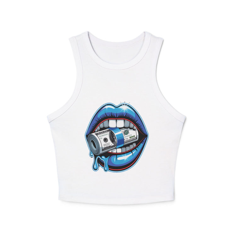 Bold Graphic Crop Tank Top - Statement Apparel for Parties, Festivals, Night Outs, Music Lovers, Trendy Summer Wear