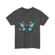 Butterfly Graphic Tee, Vintage-Inspired Shirt, Nature Lover's Gift, Spring Fashion, Eco-Friendly Unisex Tee