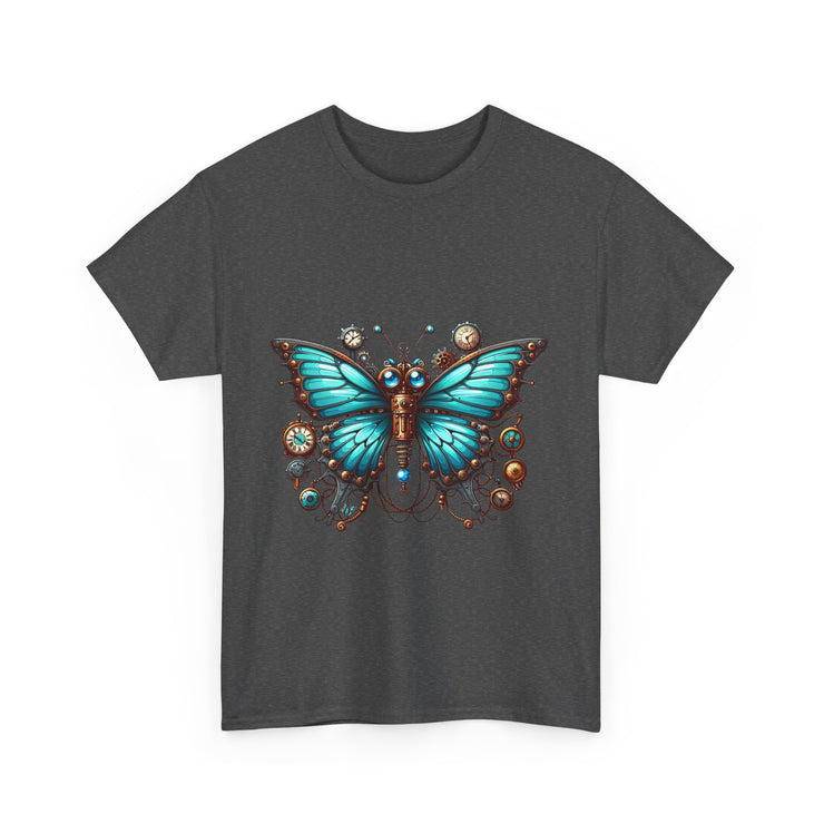 Butterfly Graphic Tee, Vintage-Inspired Shirt, Nature Lover's Gift, Spring Fashion, Eco-Friendly Unisex Tee
