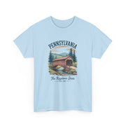 Pennsylvania Vintage Graphic Tee, Unisex T-Shirt, Nature Lover Gift, Travel Souvenir, State Pride Apparel