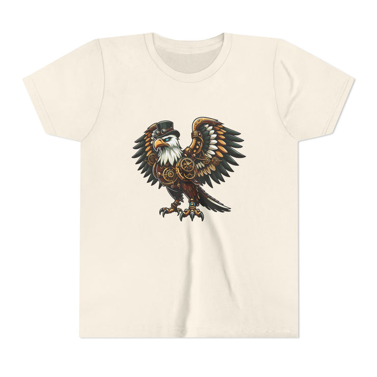 SKShirt Eagle Youth Tee - Unique Graphic Shirt, Bird Lover Gift, Nature-Themed Apparel, Fashion for Kids, Cool Kids' Clothing