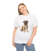 Cute Dog Lover Tee, Unisex Heavy Cotton Tee, Pet Owner Gift, Casual Dog Shirt, Dog-Themed Apparel, Everyday Wear