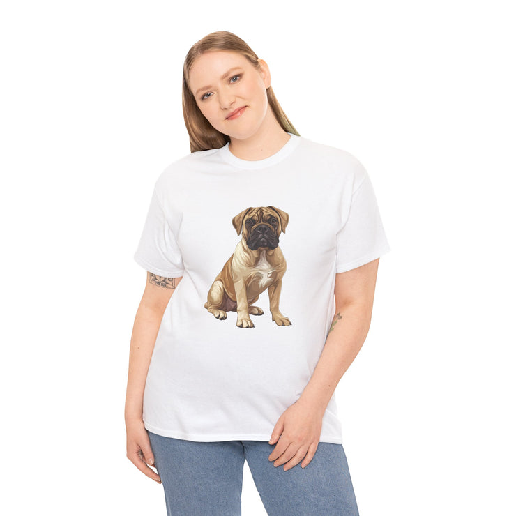 Cute Dog Lover Tee, Unisex Heavy Cotton Tee, Pet Owner Gift, Casual Dog Shirt, Dog-Themed Apparel, Everyday Wear