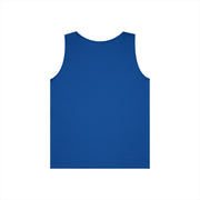 Dog Lover's Unisex Heavy Cotton Tank Top - Cute Pet Art, Custom Gift for Dog Owners, Summer Casual Wear, Animal Lover Apparel