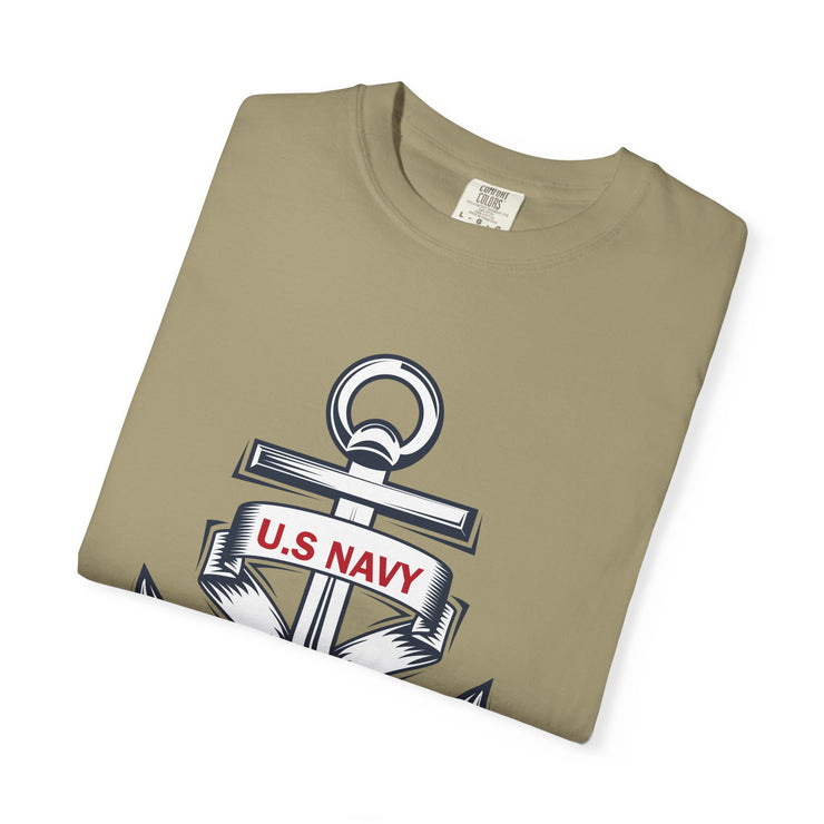 Unisex T-Shirt with U.S. Navy Anchor Design, Casual Tee, Maritime Gift, Sailor Apparel, Patriotic Wear, Summer Style