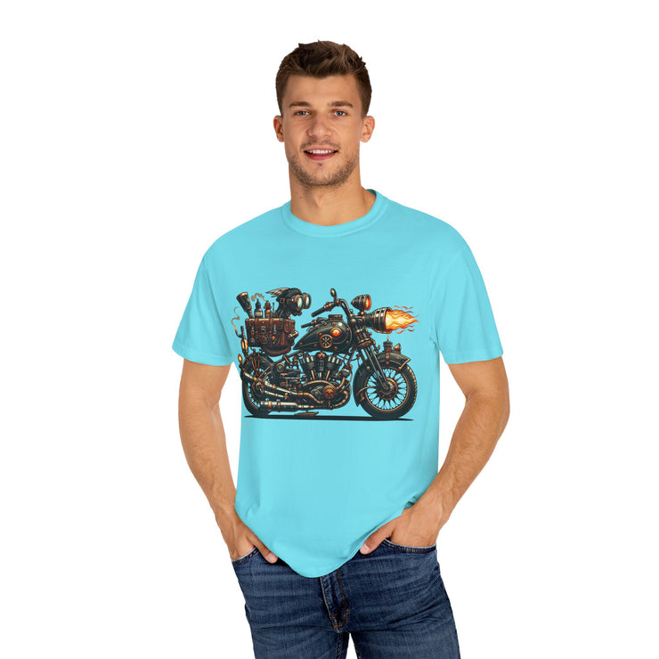 Motorcycle T-Shirt, Unisex Graphic Tee, Biker Shirt, Gift for Him/Her, Festival Apparel, Cool Casual Wear, Bike Design