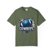 Unisex Sports T-Shirt with Cowboys Design, Football Tee, Game Day Apparel, Casual Wear, Gift for Football Fans, Sports Design