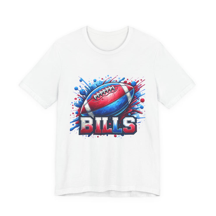 Bills Football Tee, Unisex Sports Shirt, Game Day Apparel, Team Spirit Wear, Gift for Fans, Sports Design