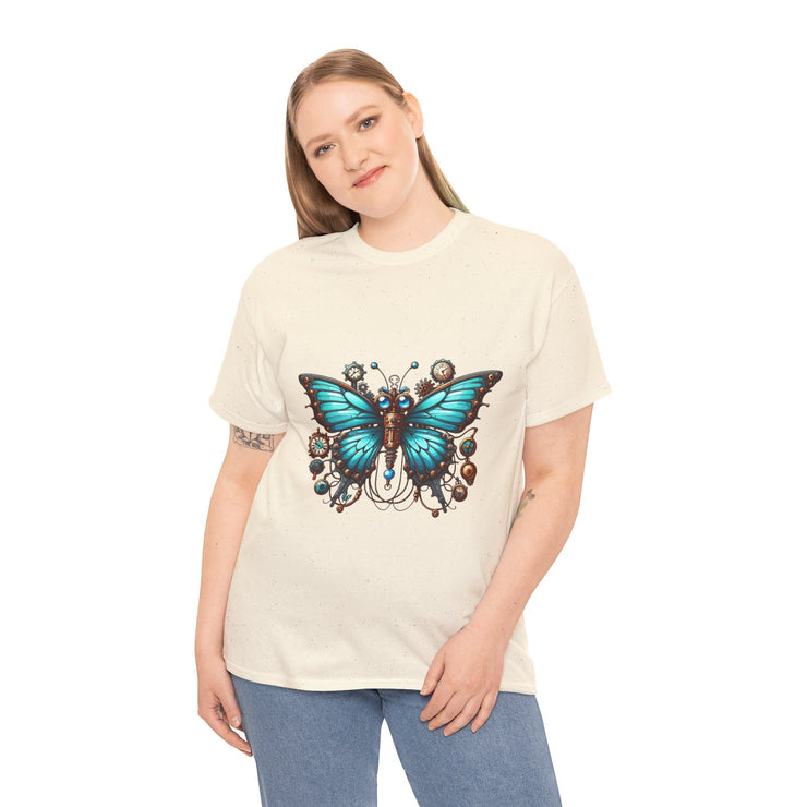 Butterfly Graphic Tee, Vintage-Inspired Shirt, Nature Lover's Gift, Spring Fashion, Eco-Friendly Unisex Tee