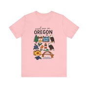 Oregon State Pride Tee, Explore Oregon T-Shirt, Travel Souvenir Shirt, USA States Design