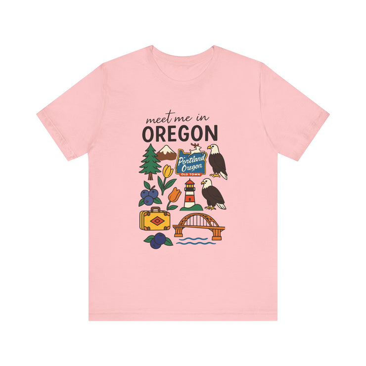 Oregon State Pride Tee, Explore Oregon T-Shirt, Travel Souvenir Shirt, USA States Design
