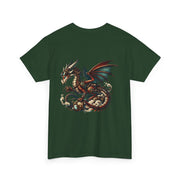 Dragon Graphic Tee, Unisex Cotton T-Shirt, Fantasy Shirt, Gift for Gamers, Cool Casual Wear, Dragon Lover Apparel