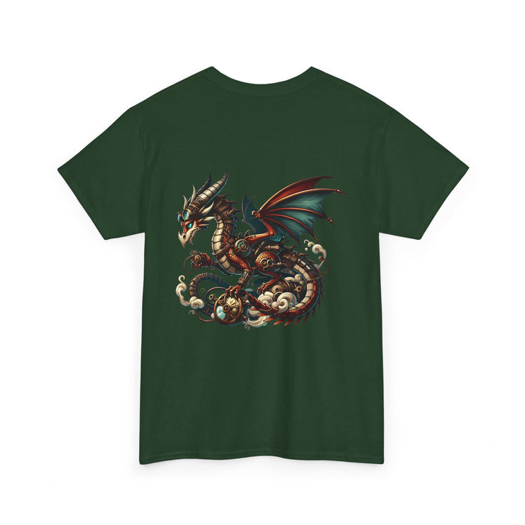 Dragon Graphic Tee, Unisex Cotton T-Shirt, Fantasy Shirt, Gift for Gamers, Cool Casual Wear, Dragon Lover Apparel