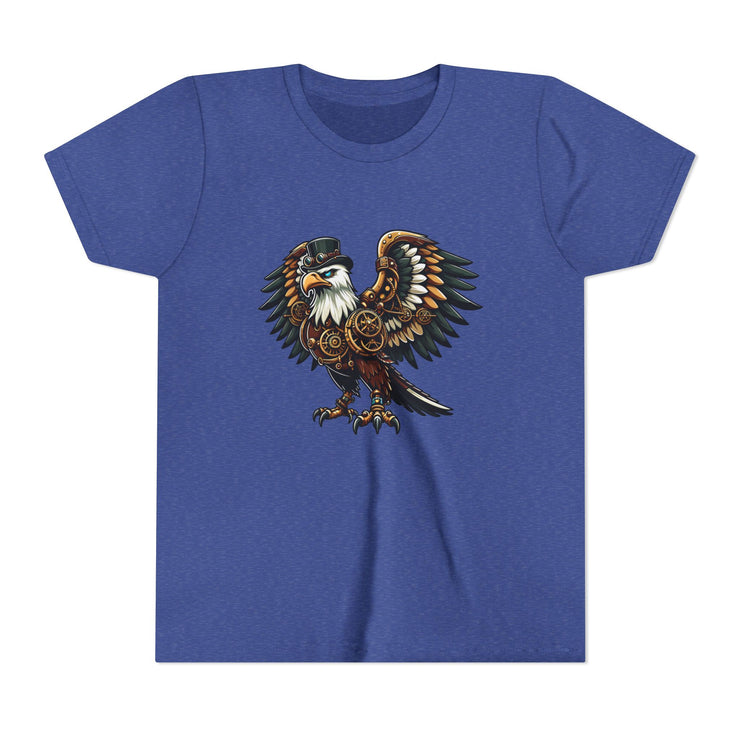 SKShirt Eagle Youth Tee - Unique Graphic Shirt, Bird Lover Gift, Nature-Themed Apparel, Fashion for Kids, Cool Kids' Clothing